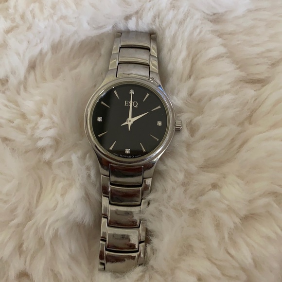 ESQ diamond watch by MOVADO. Comes with original box and extra links! main image 6